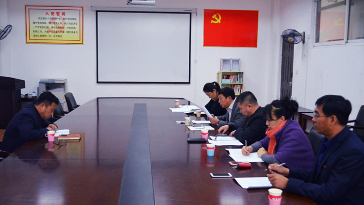 党委书记姚守齐指导体育教育学院2017年度领导班子民主生活会