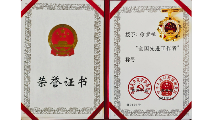 beat365教师徐梦桃荣获全国先进工作者称号